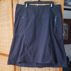 Royal Robbins Black Discovery Strider Skirt Size 6
